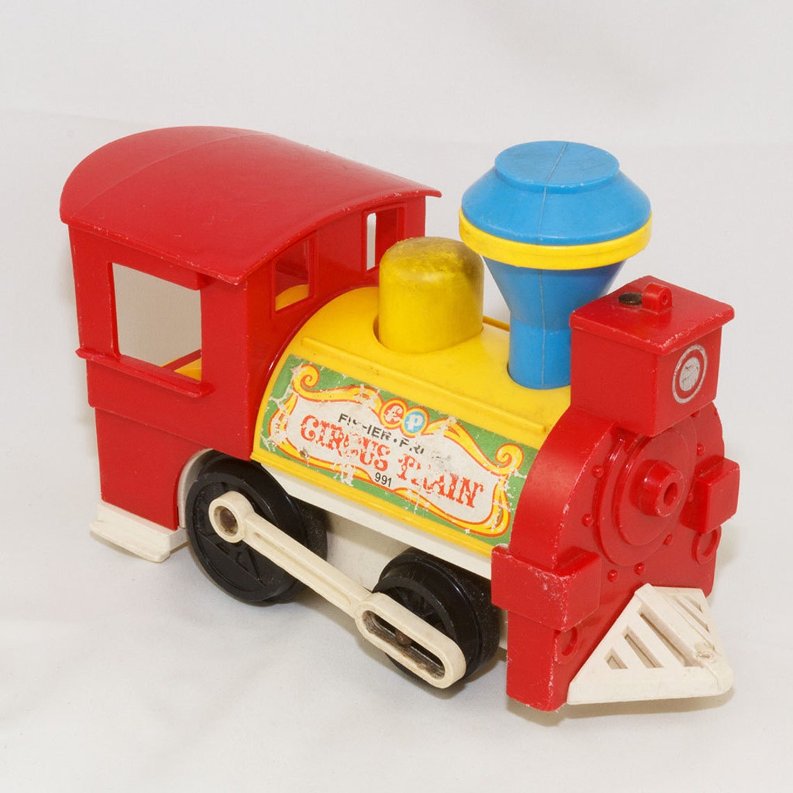 Fisher Price Toot Toot Train 643 Wooden pull toy Red | Etsy