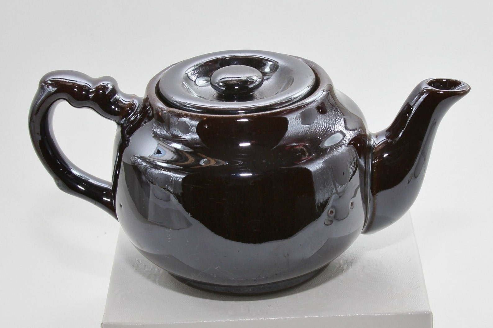Vintage Brown Teapot made in Occupied Japan right after WWII Etsy