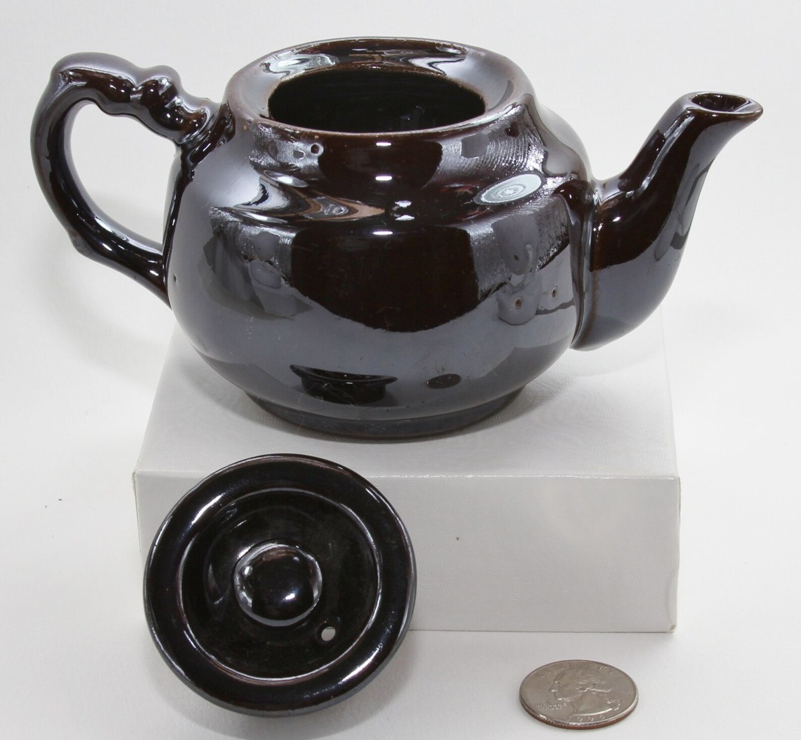 Vintage Brown Teapot made in Occupied Japan right after WWII Etsy