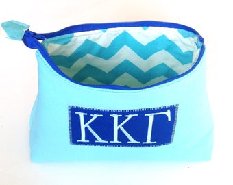 Kappa Kappa Gamma Sorority Cosmetic Bag