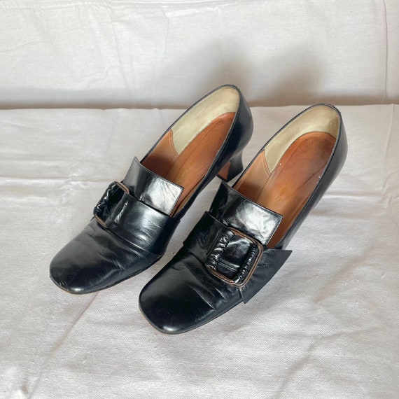 Vintage Leather Italian Style Bullock Staccatos P… - image 1