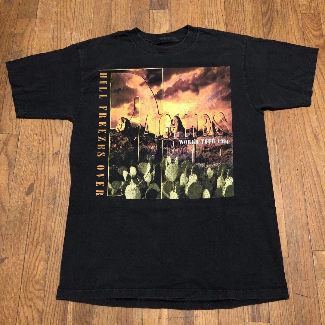 Vintage Graphic Eagles ''hell Freezes Over World Tour 1994'' T