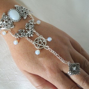 Pentacle Bracelet celtic jewelry wiccan jewelry pagan jewelry wicca bracelet witch witchcraft pentagram pagan bracelet wiccan bracelet
