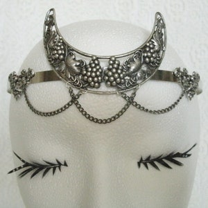 Crescent Circlet medieval jewelry renaissance jewelry gothic jewelry victorian jewelry gothic circlet renaissance headpiece medieval circlet