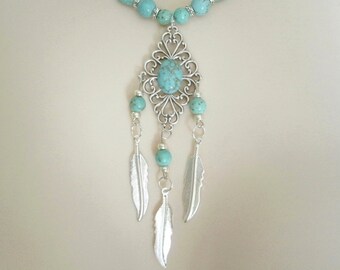 Turquoise Necklace, southwestern jewelry southwest jewelry turquoise jewelry native american jewelry style country western boho bohemian