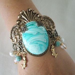 Mermaid Bracelet mermaid jewelry beach jewelry ocean jewelry nautical bracelet bohemian bracelet boho bracelet beach bracelet fantasy