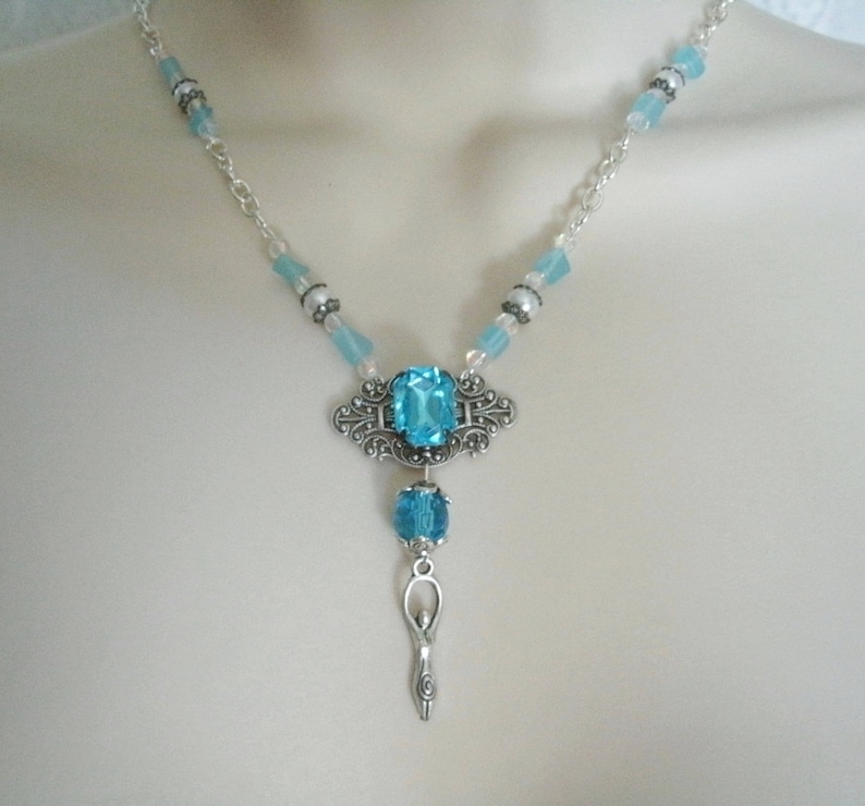 Element of Water Goddess Necklace Wiccan Jewelry Pagan - Etsy