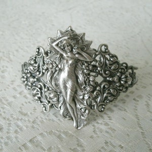 Pulsera Art Nouveau, joyería Art Nouveau, joyería victoriana, joyería Art Decó, eduardiana, renacentista, medieval, victoriana, pulsera gótica imagen 2