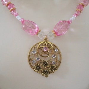 Gaia&#39;s Garden Pentacle Necklace wiccan jewelry pagan jewelry wicca jewelry goddess necklace witch witchcraft magic wiccan necklace