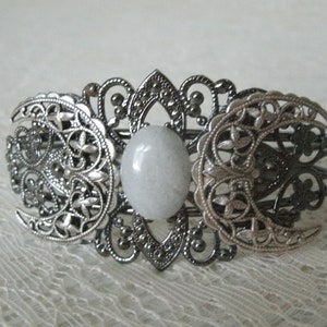 Moonstone Triple Moon Cuff Bracelet wiccan jewelry pagan jewelry witch wicca goddess metaphysical witchcraft wiccan bracelet pagan bracelet