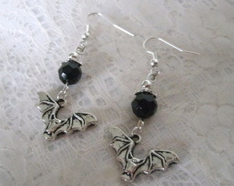 Boucles d'oreilles chauve-souris bijoux gothiques bijoux gothiques bijoux vampire fantaisie sorcellerie halloween sorcière cosplay occulte boucles d'oreilles gothiques