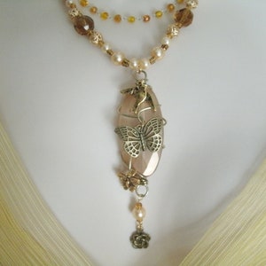 Butterfly Necklace victorian jewelry art deco jewelry art nouveau edwardian victorian necklace art deco necklace nature renaissance gift