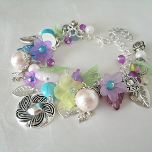 Victorian Charm Bracelet victorian jewelry art nouveau jewelry edwardian jewelry art deco bracelet nature bracelet art nouveau bracelet