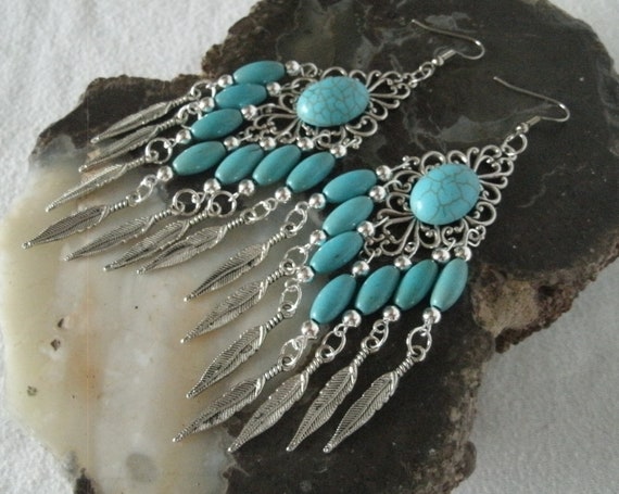 Turquoise Earrings Southwestern Jewelry Southwest Jewelry