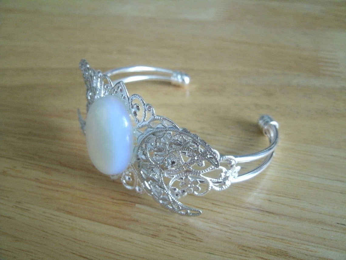 Collana Tripla Luna Con Opalite, Cristallo Wiccan, Pagana, Strega, Goft, Regalo Per Lei