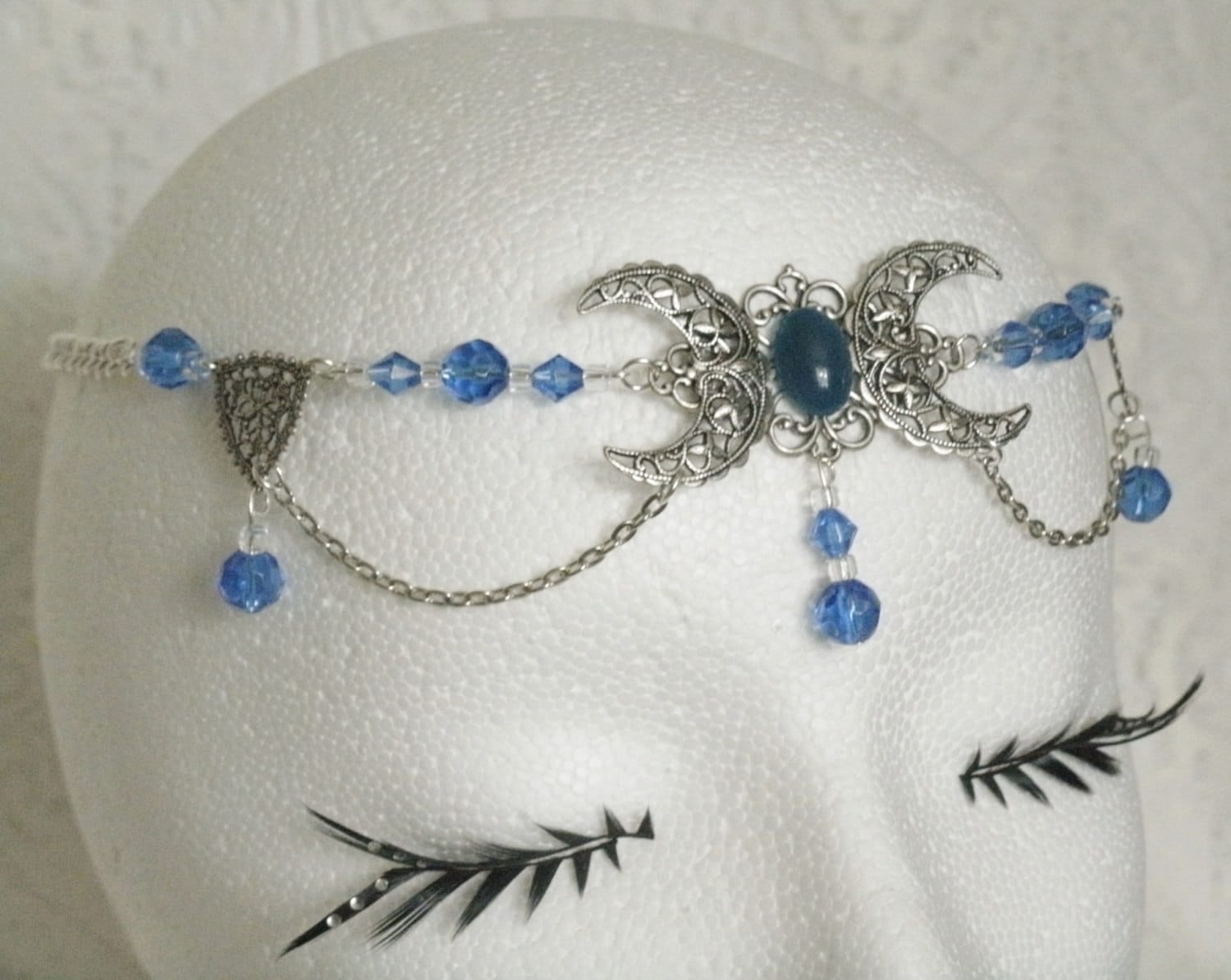 Sapphire Circlet Renaissance Jewelry Medieval Jewelry Art