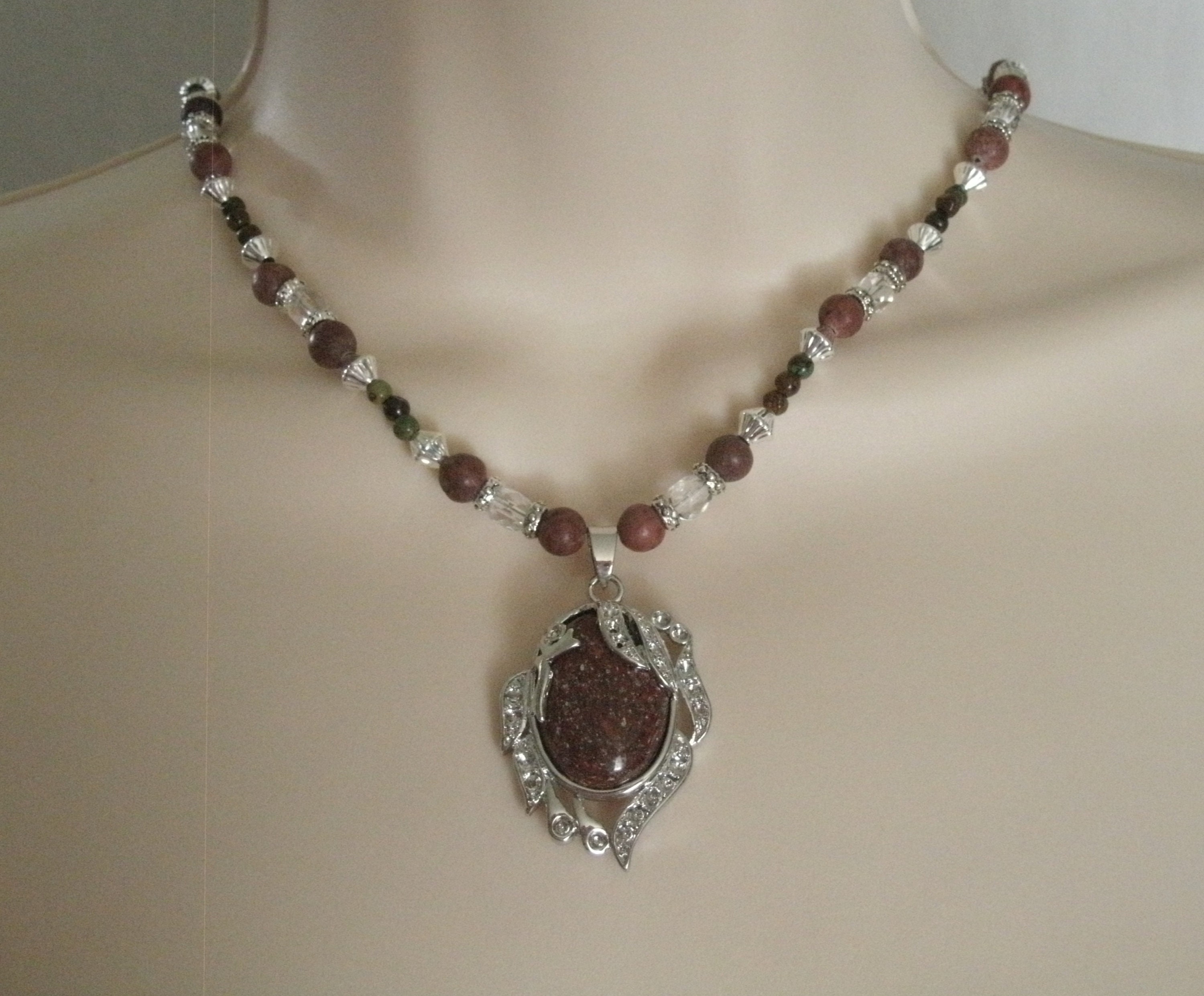 Jasper Necklace Boho Jewelry Gypsy Jewelry Hippie Jewelry Etsy