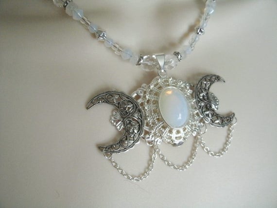 triple moon goddess jewelry