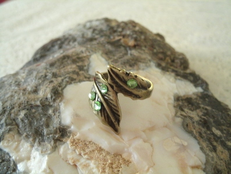 Natures Leaf Ring boho jewelry gypsy jewelry hippie jewelry bohemian jewelry hipster moroccan tribal new age metaphysical boho chic ring
