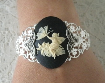 Fairy Cuff Bracelet victorian jewelry fairy jewelry fantasy jewelry edwardian elven celtic bracelet victorian bracelet fantasy bracelet