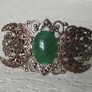 Copper Triple Moon Cuff Bracelet Wiccan Jewelry Pagan Jewelry - Etsy