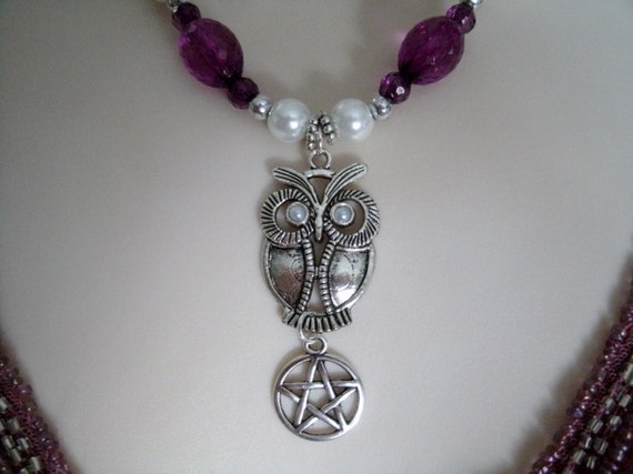 cloak pin handmade jewelry wiccan pagan wicca witch witchcraft magic Goddess Brooch