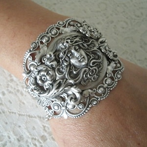 Art Nouveau Bracelet art nouveau jewelry victorian jewelry art deco jewelry renaissance edwardian art deco bracelet gothic mucha maiden