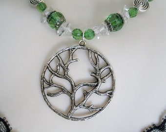Tree Of Life Necklace wiccan jewelry pagan jewelry wicca jewelry celtic witch witchcraft goddess magic pagan necklace wiccan necklace gift