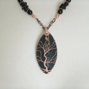 Copper Goddess Tree Necklace wiccan jewelry pagan jewelry wicca jewelry witch witchcraft wiccan necklace pagan necklace witchy woman gift