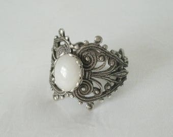 Moonstone Ring art deco jewelry victorian jewelry art nouveau jewelry renaissance edwardian art deco ring victorian ring art nouveau ring