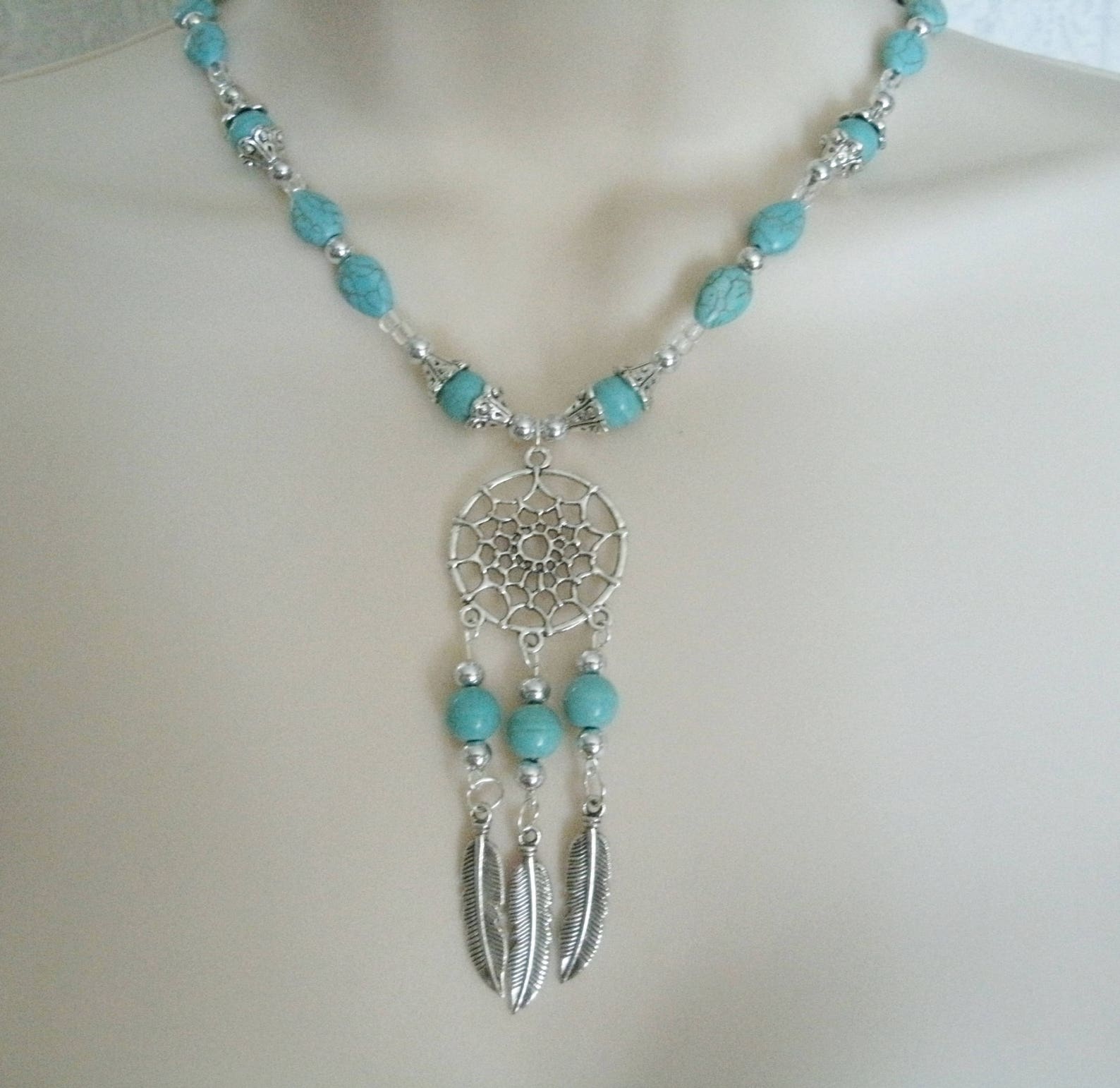 Dreamcatcher Necklace southwestern jewelry southwest jewelry | Etsy