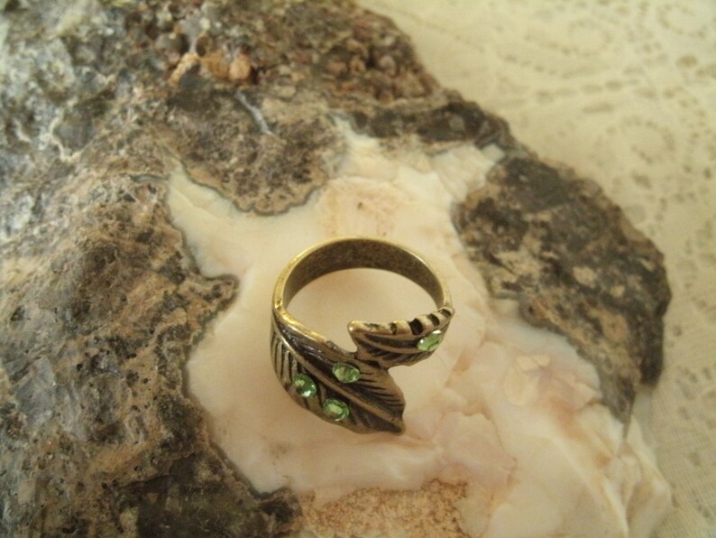 Natures Leaf Ring boho jewelry gypsy jewelry hippie jewelry bohemian jewelry hipster moroccan tribal new age metaphysical boho chic ring