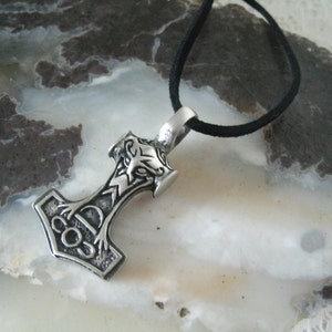Thors Hammer Necklace viking jewelry pagan jewelry norse jewelry witch witchcraft gothic necklace pagan necklace viking necklace medieval