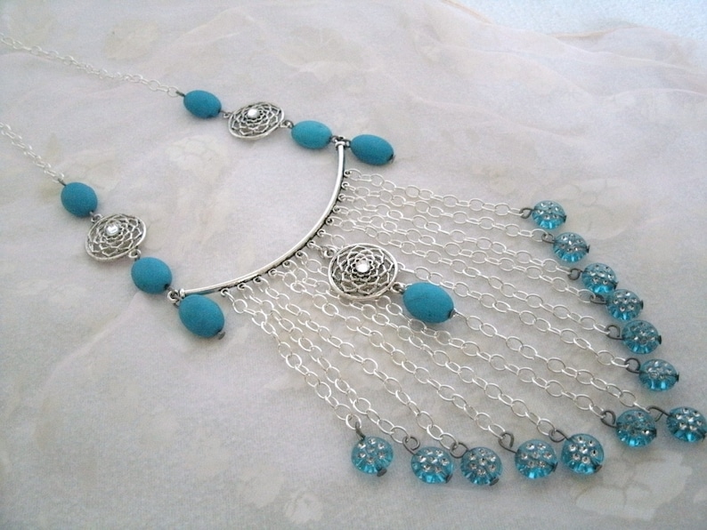 Dreamcatcher Necklace Boho Jewelry Bohemian Jewelry Gypsy Etsy