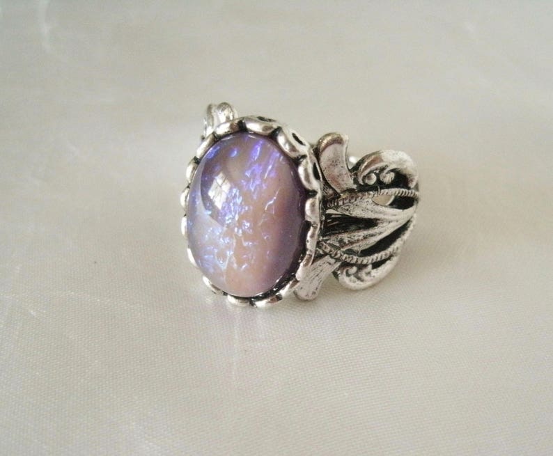 Tanzanite Opal Ring boho jewelry bohemian jewelry gypsy jewelry hippie jewelry hippie ring gypsy ring boho ring bohemian ring moroccan image 1