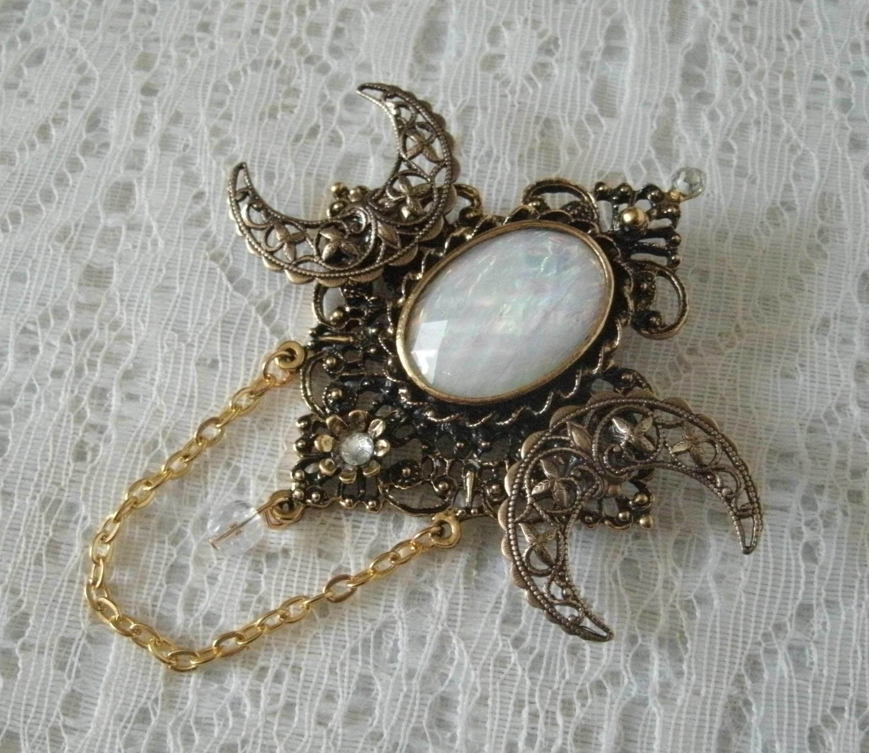 Moon brooch discount