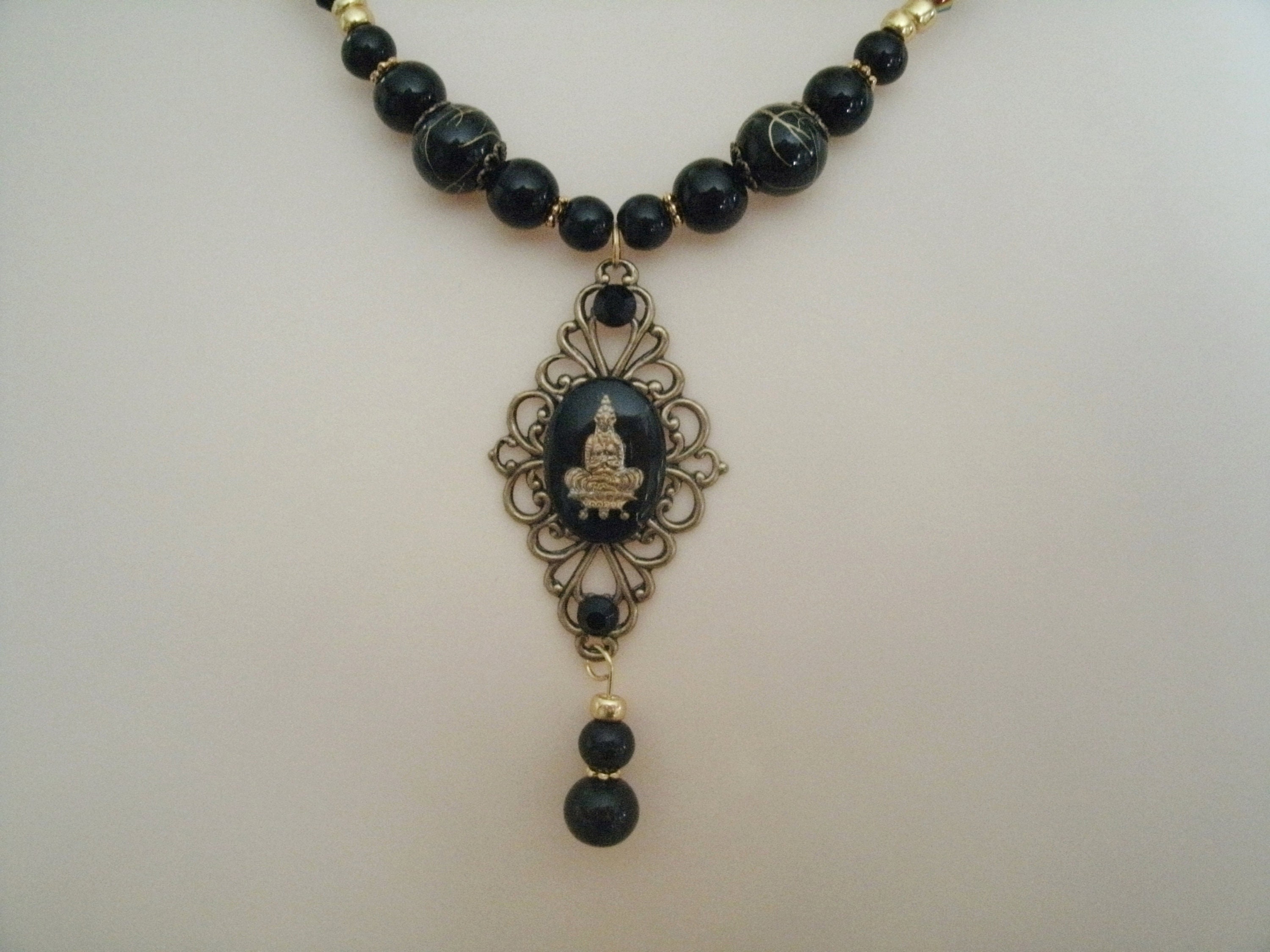Quan Yin Necklace Buddhist Jewelry Buddhism Jewelry Goddess | Etsy