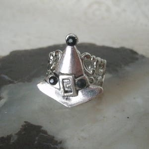 Witch Hat Ring, witch jewelry halloween jewelry witchcraft jewelry magic gothic halloween ring witchcraft ring wiccan ring pagan ring wicca