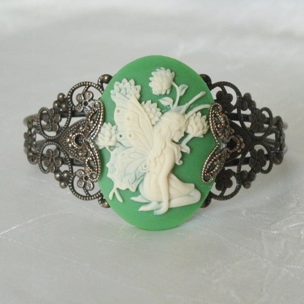 Fairy Cuff Bracelet, victorian jewelry fairy jewelry renaissance jewelry edwardian celtic art nouveau fantasy bracelet victorian bracelet