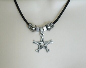 Pentagram Necklace wiccan jewelry pagan jewelry wicca jewelry witch pentacle necklace witchcraft gothic pagan necklace wiccan necklace