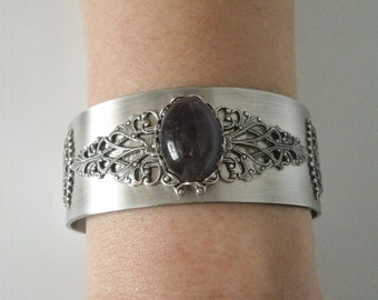 Amethyst Cuff Bracelet art deco jewelry victorian jewelry art nouveau jewelry edwardian renaissance medieval gothic victorian bracelet gift