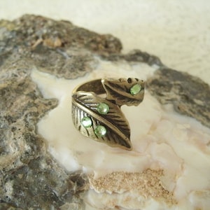 Mother Nature Leaf Ring wiccan jewelry pagan jewelry wicca jewelry witch witchcraft goddess ring pagan ring magic fairy ring wiccan ring