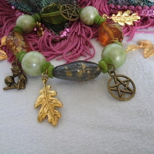 Fortune Teller Pentacle Bracelet wiccan jewelry pagan jewelry wicca jewelry witch witchcraft metaphysical pentagram magic goddess