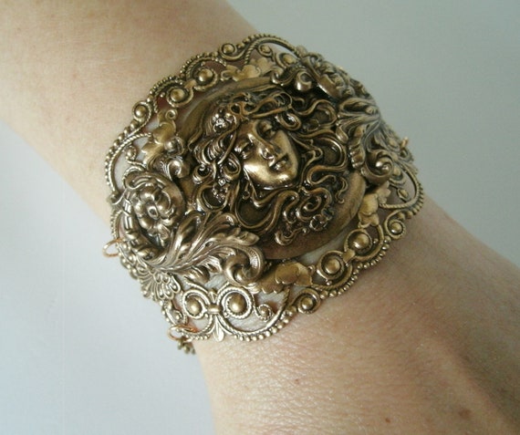 Art Nouveau Bracelet Art Nouveau Jewelry Victorian Jewelry Art 