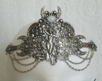 Renaissance Circlet renaissance jewelry medieval jewelry art nouveau jewelry tudor gothic victorian edwardian art deco wedding headpiece