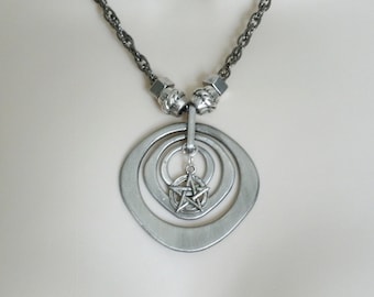 Pentacle Necklace wiccan jewelry pagan jewelry witch jewelry wicca necklace witchcraft pentagram magic wiccan necklace pagan necklace gothic