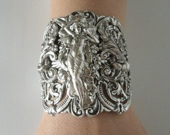 Art Nouveau Bracelet victorian jewelry art nouveau jewelry renaissance bracelet goddess edwardian victorian bracelet art deco mucha wedding