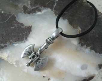 Viking Axe Necklace viking jewelry pagan jewelry norse jewelry wiccan witchcraft witch medieval necklace gothic necklace pagan necklace