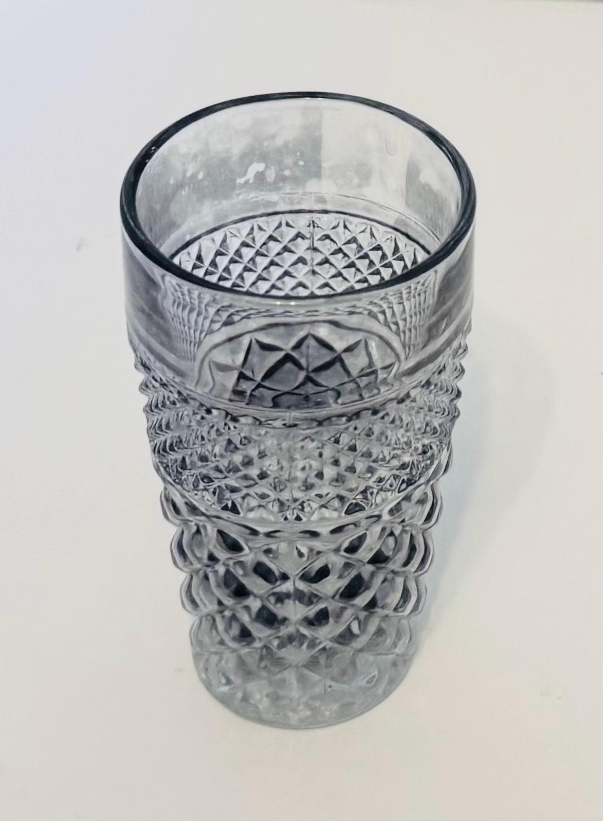 Wexford Pewter Mist Water Glass Tumbler Vintage Anchor Hocking