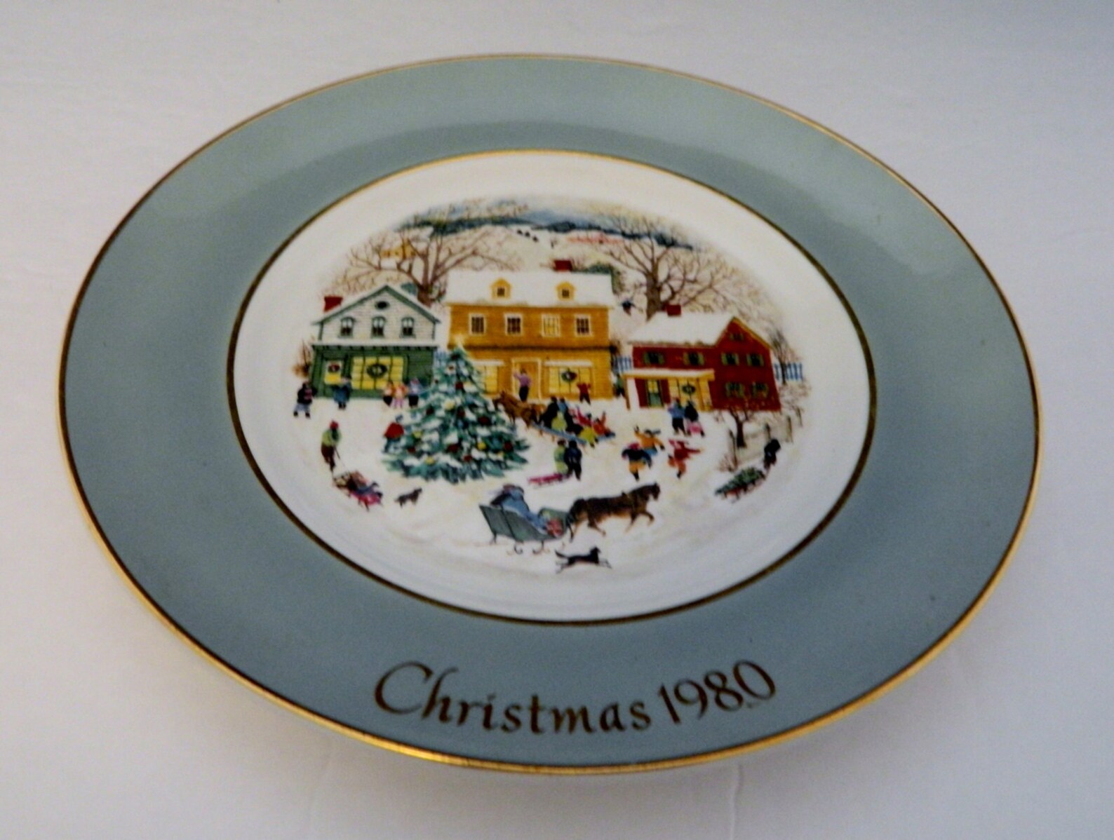 Avon Country Christmas Plate Series Eighth Edition by Enoch Etsy